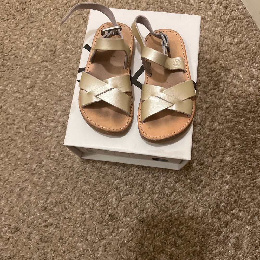Freshly Picked Gold Saybrook Sandals